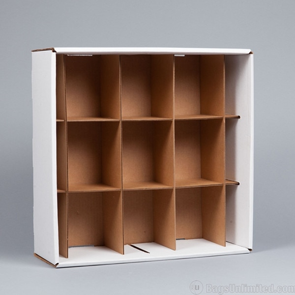 8-Track Tape WHITE CORRUGATED CARDB
